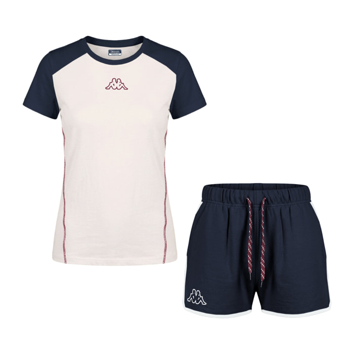 Completo Corto Donna KAPPA Cotone Jersey