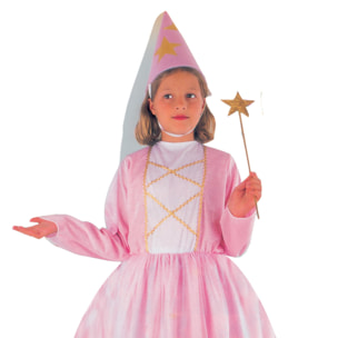 Abito Fatina Rosa Costume Carnevale Rosa Bambina