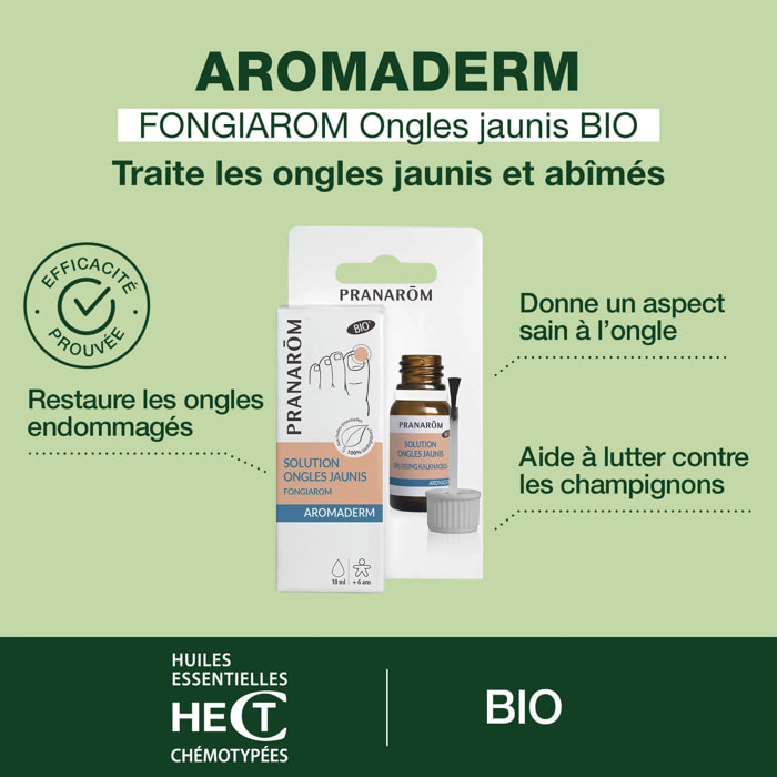 Pranarom - Solution ongles jaunis - Bio - 10 ml
