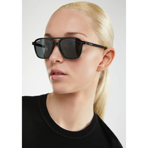 Gafas de Sol Jackson Square Shiny Black / Smoke D.Franklin