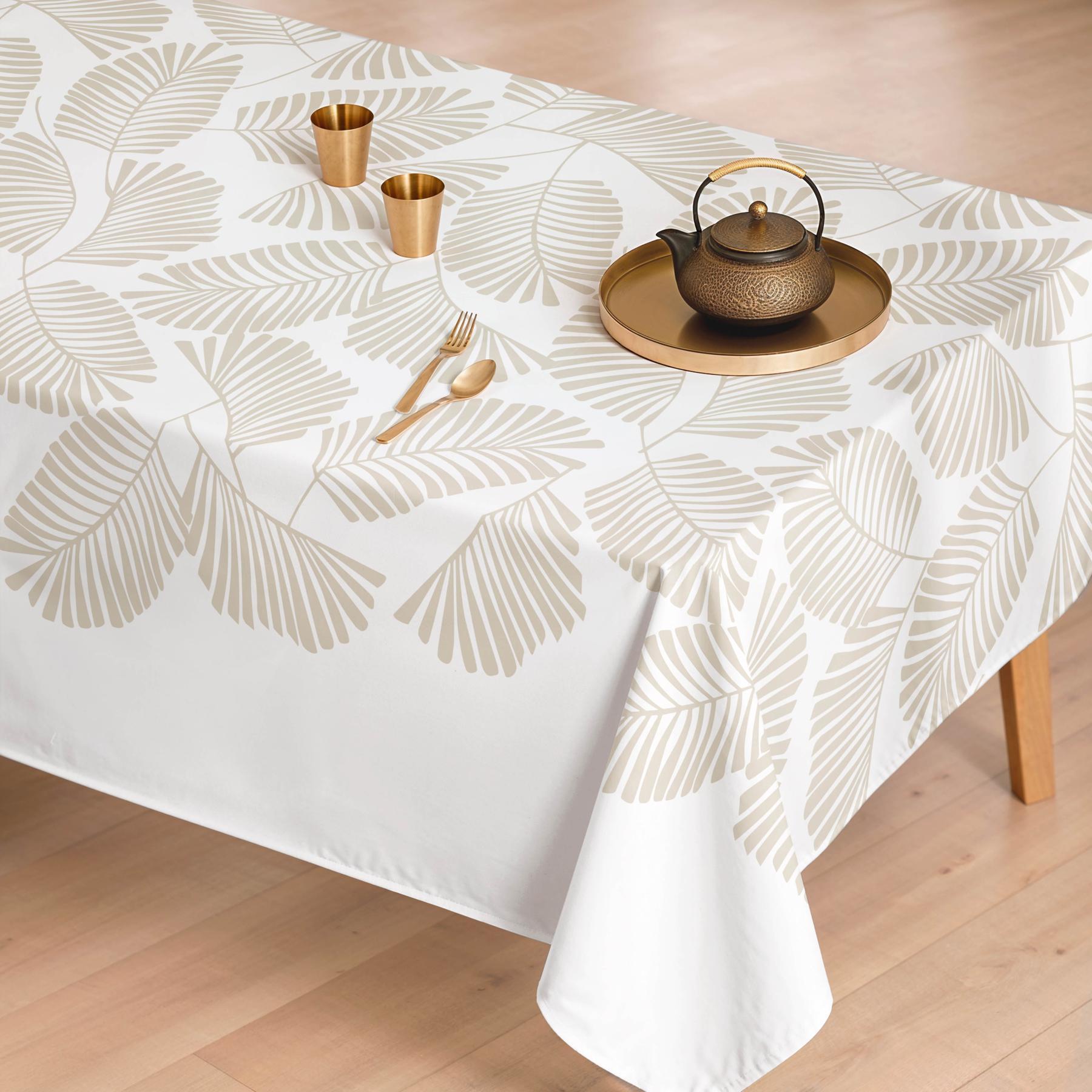 Nappe anti-taches XOP BEIGE - en 100 % coton