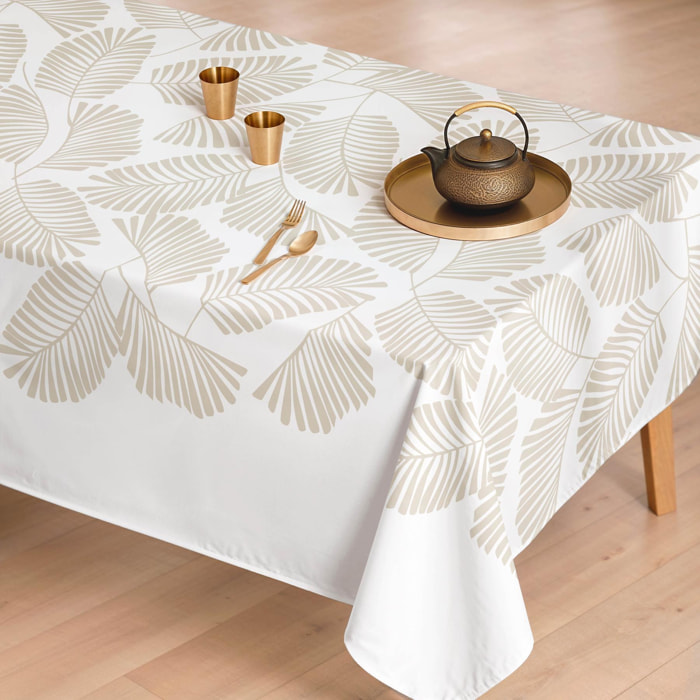 Nappe anti-taches XOP BEIGE - en 100 % coton