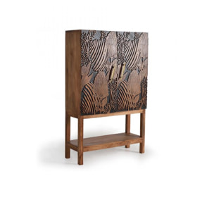 Mueble botellero - Madera de Acacia - 100x40x160cm