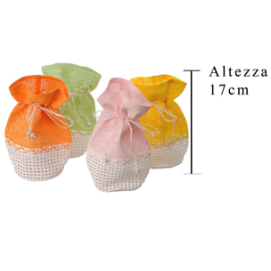 Sacchetto 17 Cm X 9 D. - Pezzi 24 - 9X17X9cm - Colore: Altro - Bianchi Dino - Decorazioni Varie