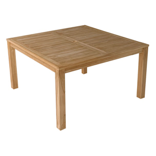 Table carrée 140cm en teck JAVA