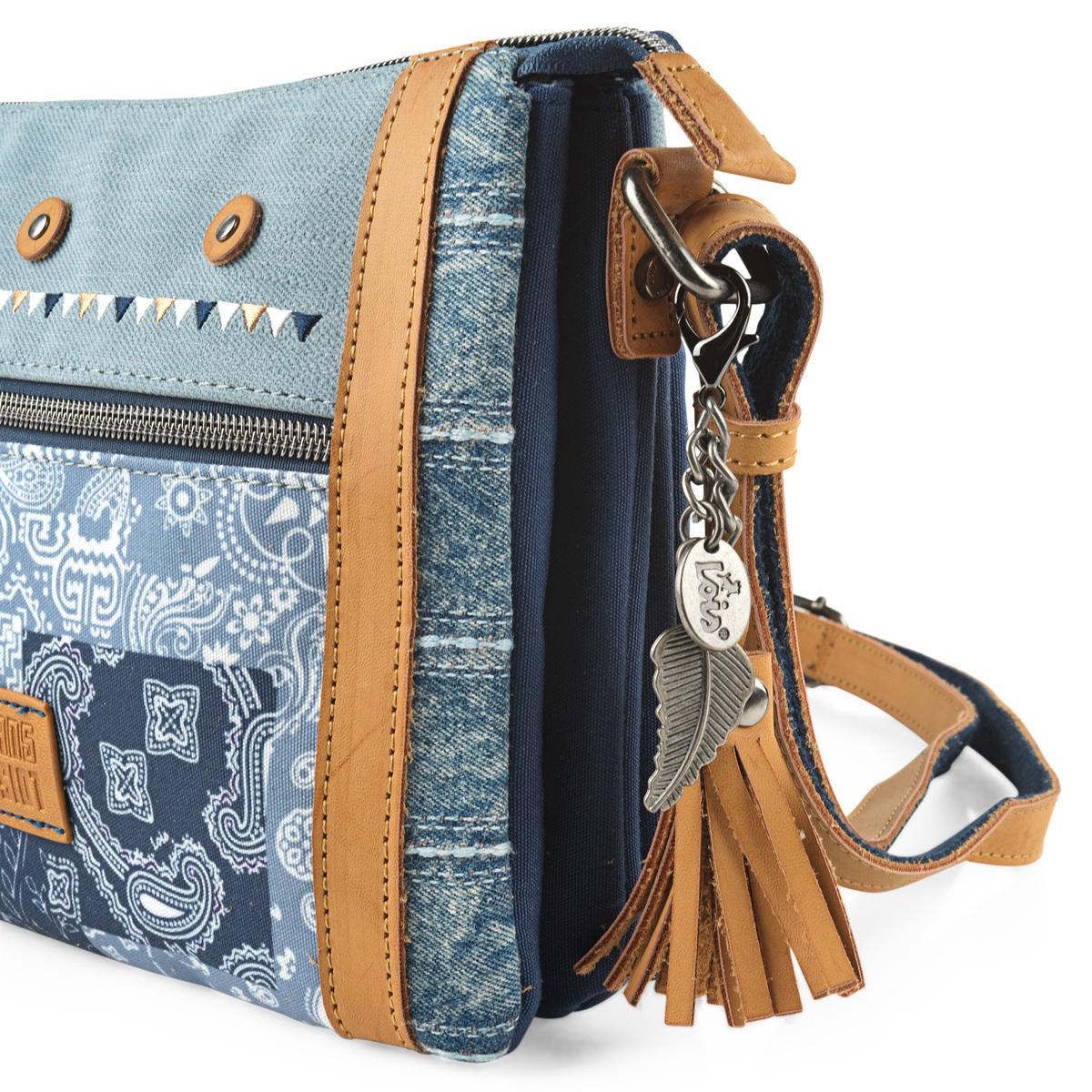 Bolso Bandolera Mujer Sint/Pu Lois Arcadia Azul