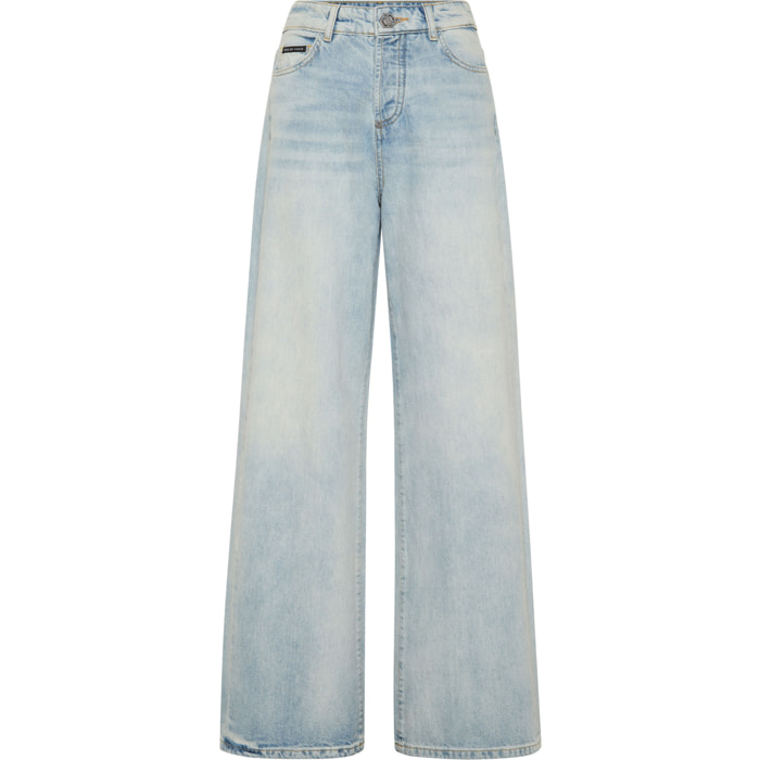 PHILIPP PLEIN Vaqueros Skater fit LOGO