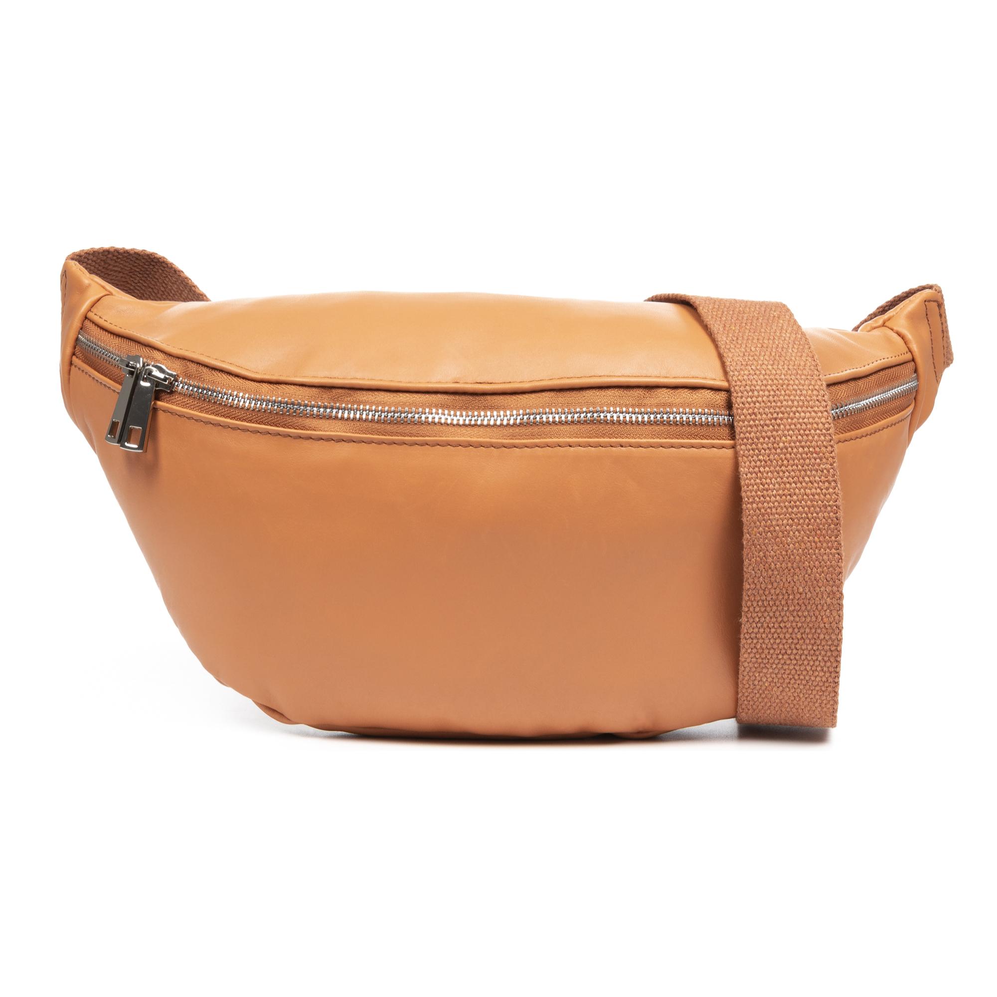 Marsupio grande unisex Alfedena. Vera pelle sauvage.