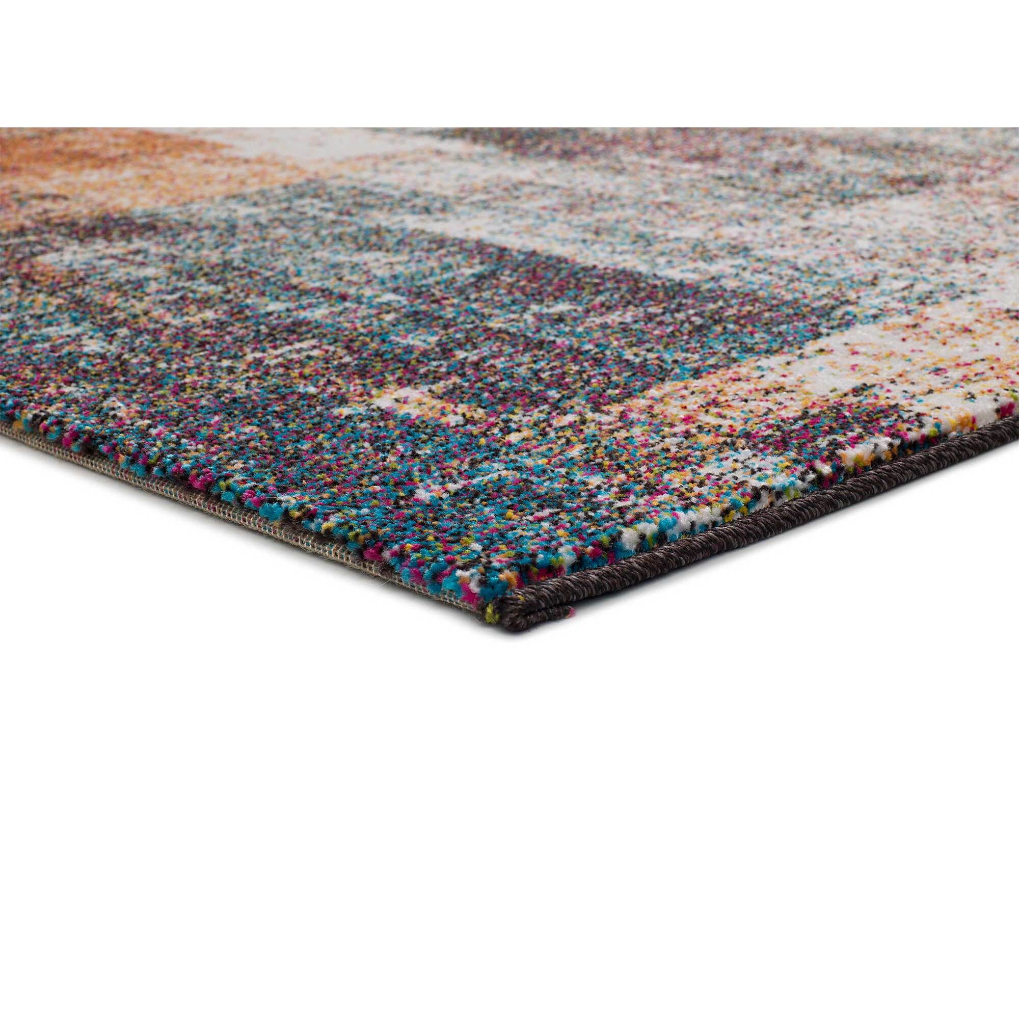 PANDORA Alfombra abstracta de pelo corto multicolor, varias medidas disponibles