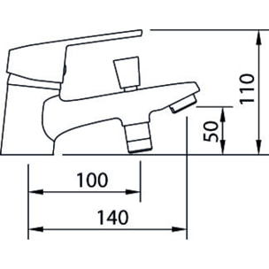 Mitigeur bain/douche monotrou CLEVER C1 NF Smart - sans accessoires - 99267C