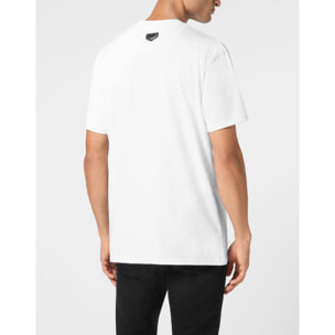 PHILIPP PLEIN Camiseta de cuello redondo y manga corta HEXAGON