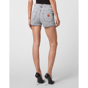 PHILIPP PLEIN Denim Shorts