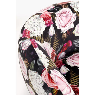 Fauteuil pivotant roses Kare Design