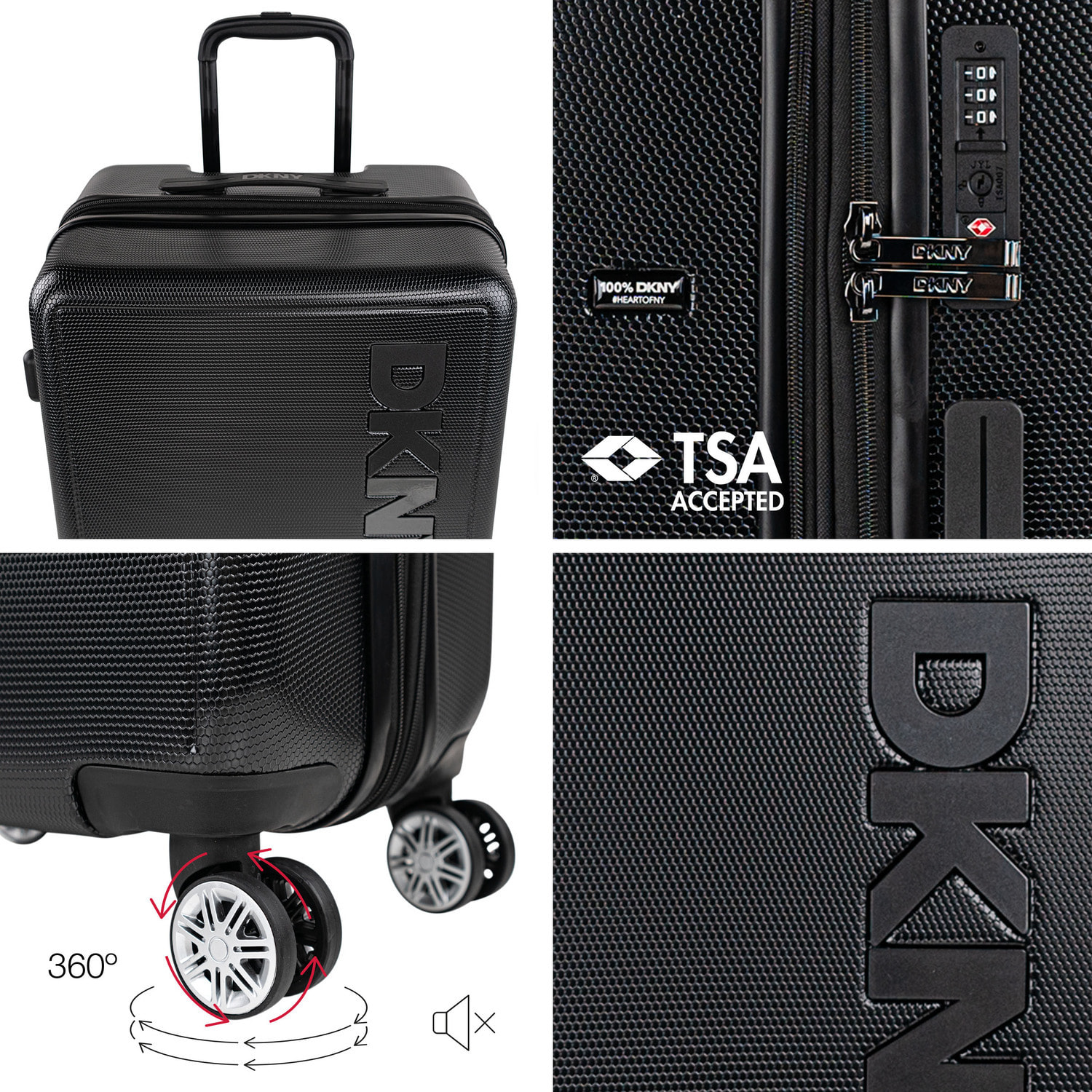 Juego De Maletas Pc Dkny Dkny-3103 Simply Put Negro