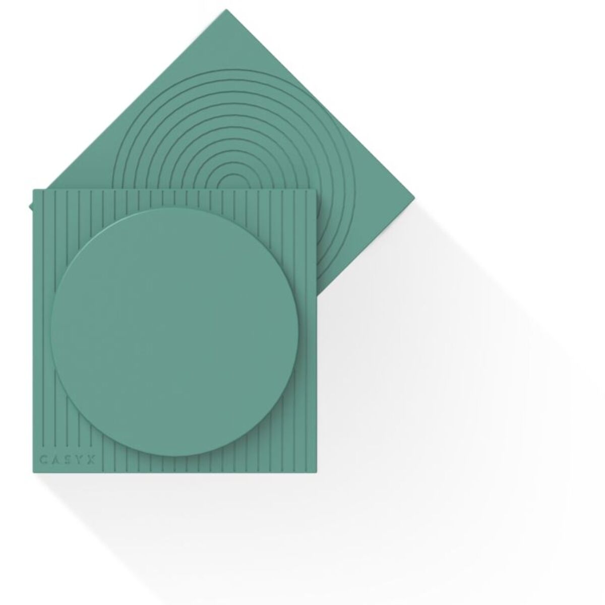 Chargeur CASYX sans fil 2en1 fast charge Qi2 USB C vert