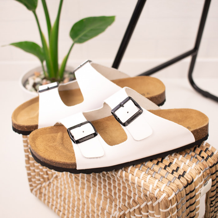 SANDALIA BABUNKERS BLANCO