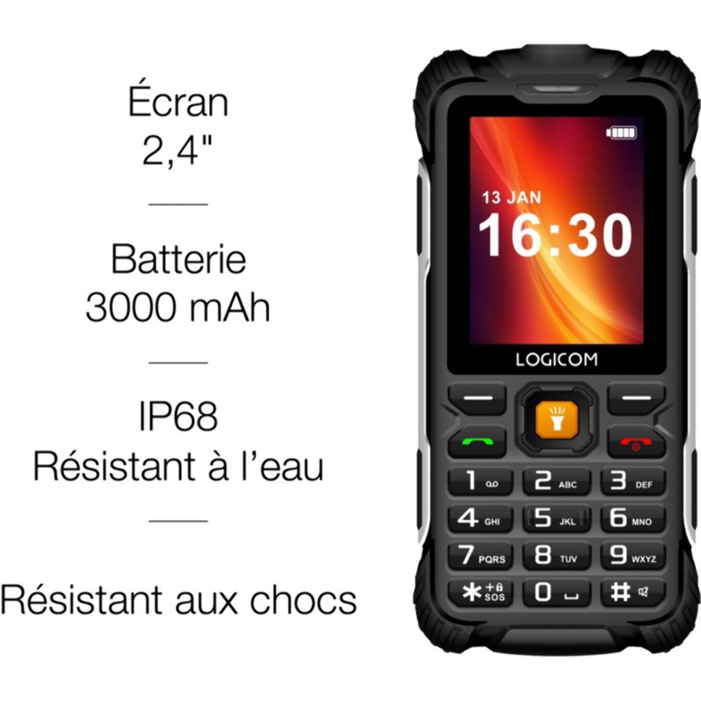 Téléphone portable LOGICOM XTREM 60