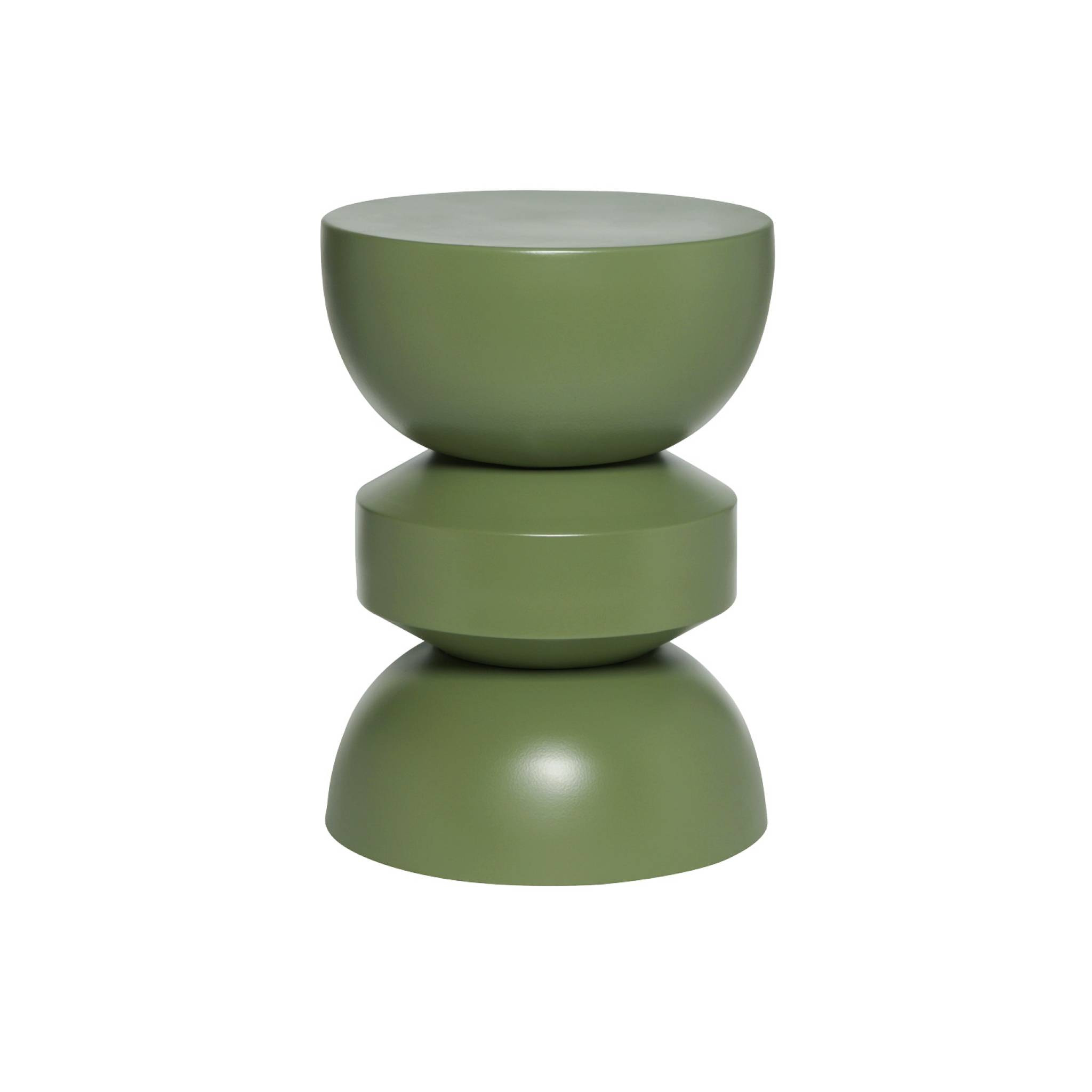 Table d'appoint, bout de canapé, table de chevet métal Ø32 x H43,5cm ASSA