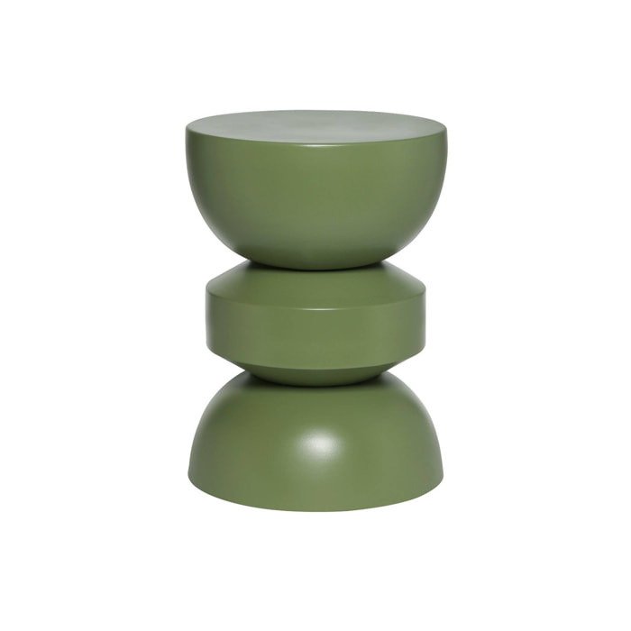 Table d'appoint, bout de canapé, table de chevet métal Ø32 x H43,5cm ASSA