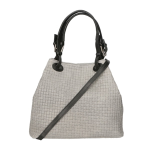 Borsa Shopper da donna In Vera pelle Made in Italy 32x29x17 cm