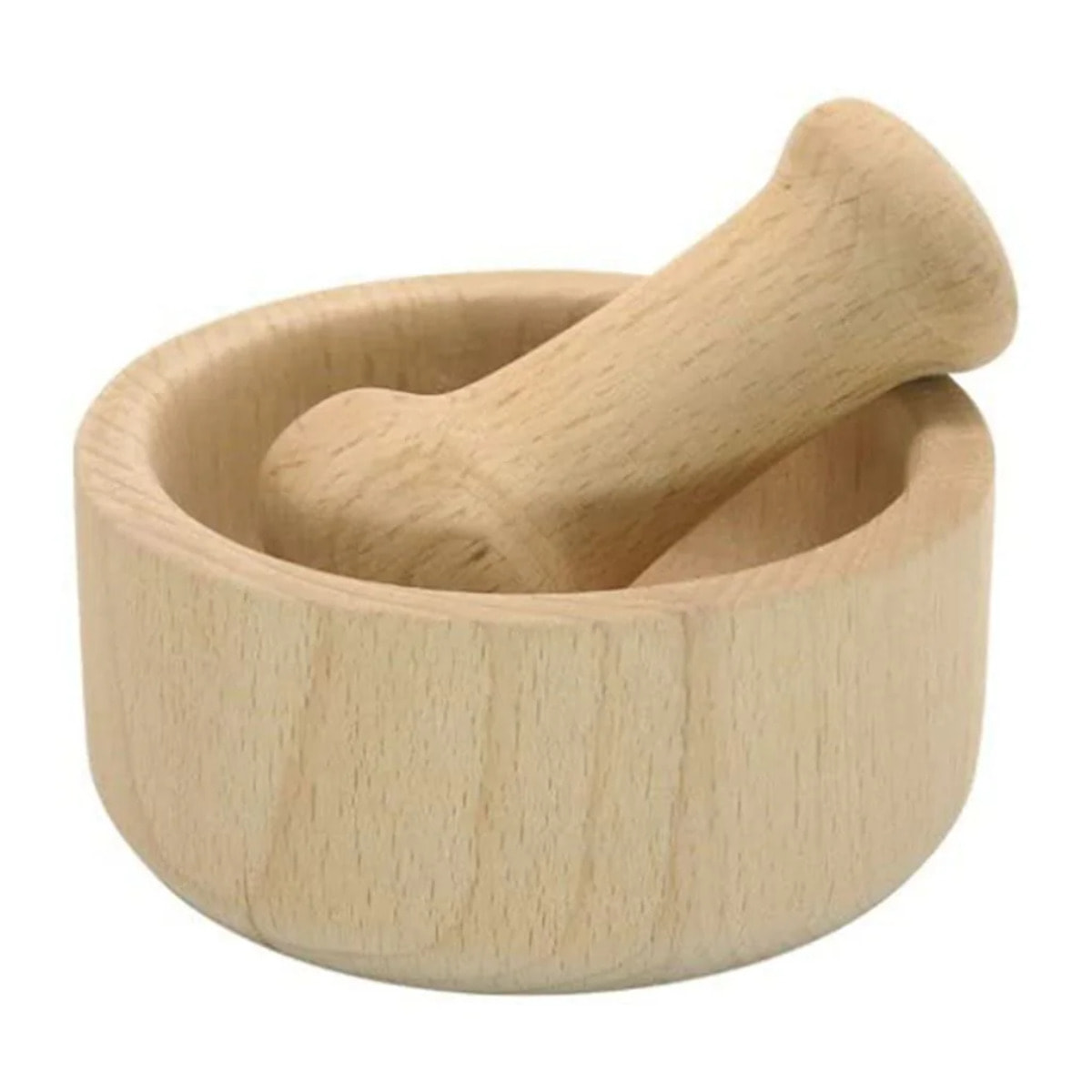 Mortier et pilon de cuisine en bois Fackelmann Wood Edition