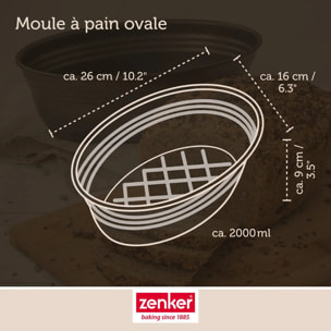 Set de 4 ustensiles de pâtisserie moule à gâteaux 2 bols et spatule Black metallic Black mettallic Zenker  Black mettallic