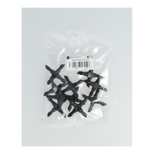 PLANETA HUERTO | Cruz para Microtubo 4 mm – Pack 10 Uds, Conector de Riego para Distribución Eficiente del Agua