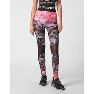 PLEIN SPORT Sport Leggings CAMOUFLAGE