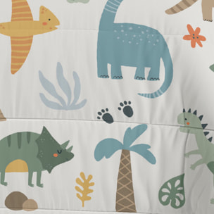 Cool Kids - Edredón Nórdico Estampado - Reversible - Infantil - 100% Algodón - 200 gr/m² con Tacto Pluma - Dinoland