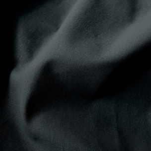 Rideau coloré en pur coton 8 œillets - Gris Foncé