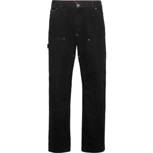 PHILIPP PLEIN Denim Trousers Loose Fit