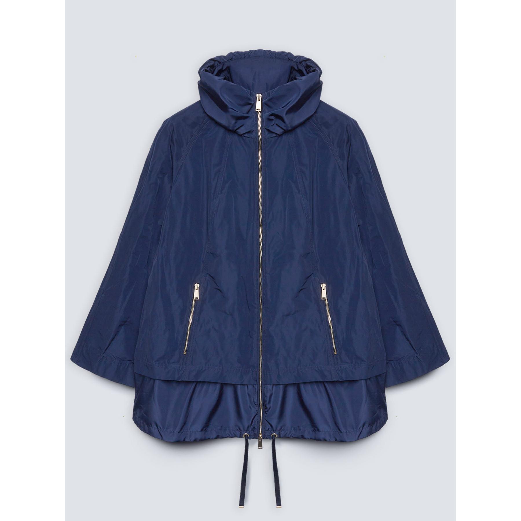 Fiorella Rubino - Parka leggero con bordo al fondo - Blu