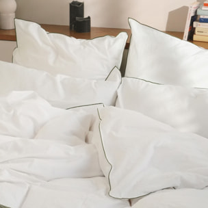 Housse de couette en percale de coton lavé, DOUCEUR LAVÉE