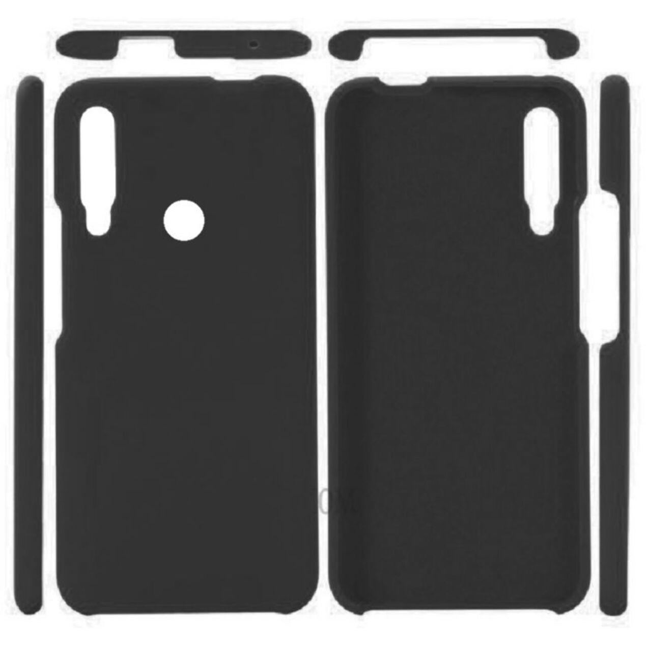 Pack IBROZ Honor 9x Coque Silicone noir