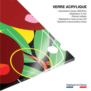 Tableau collage french kiss Tableau plexiglas