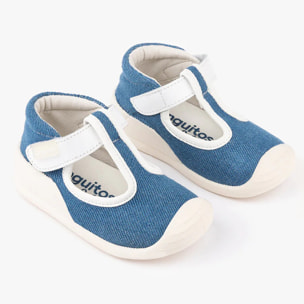 Zapatillas De Bebé Primeros Pasos Denim
