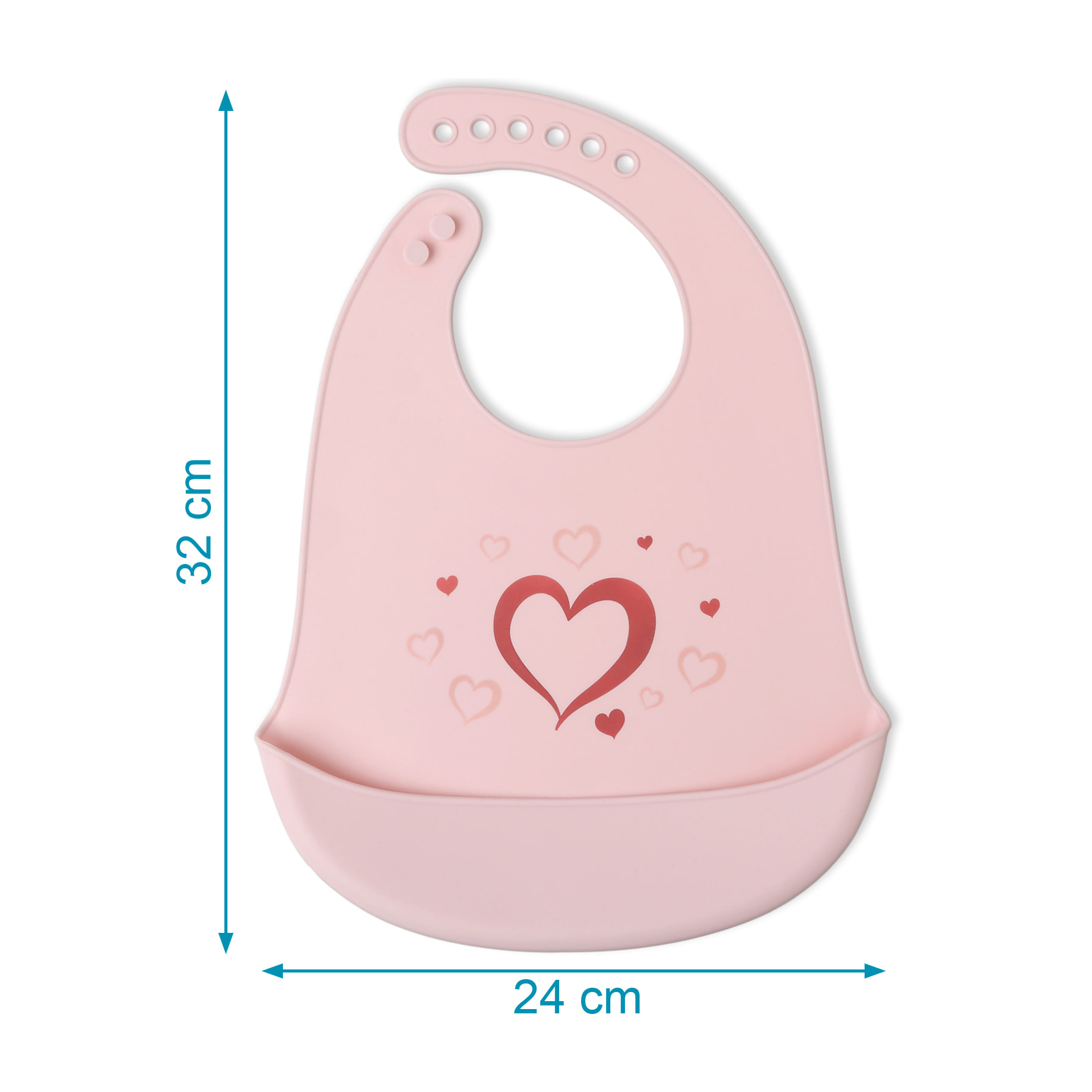 BABERO BLANDITO CORAZONES