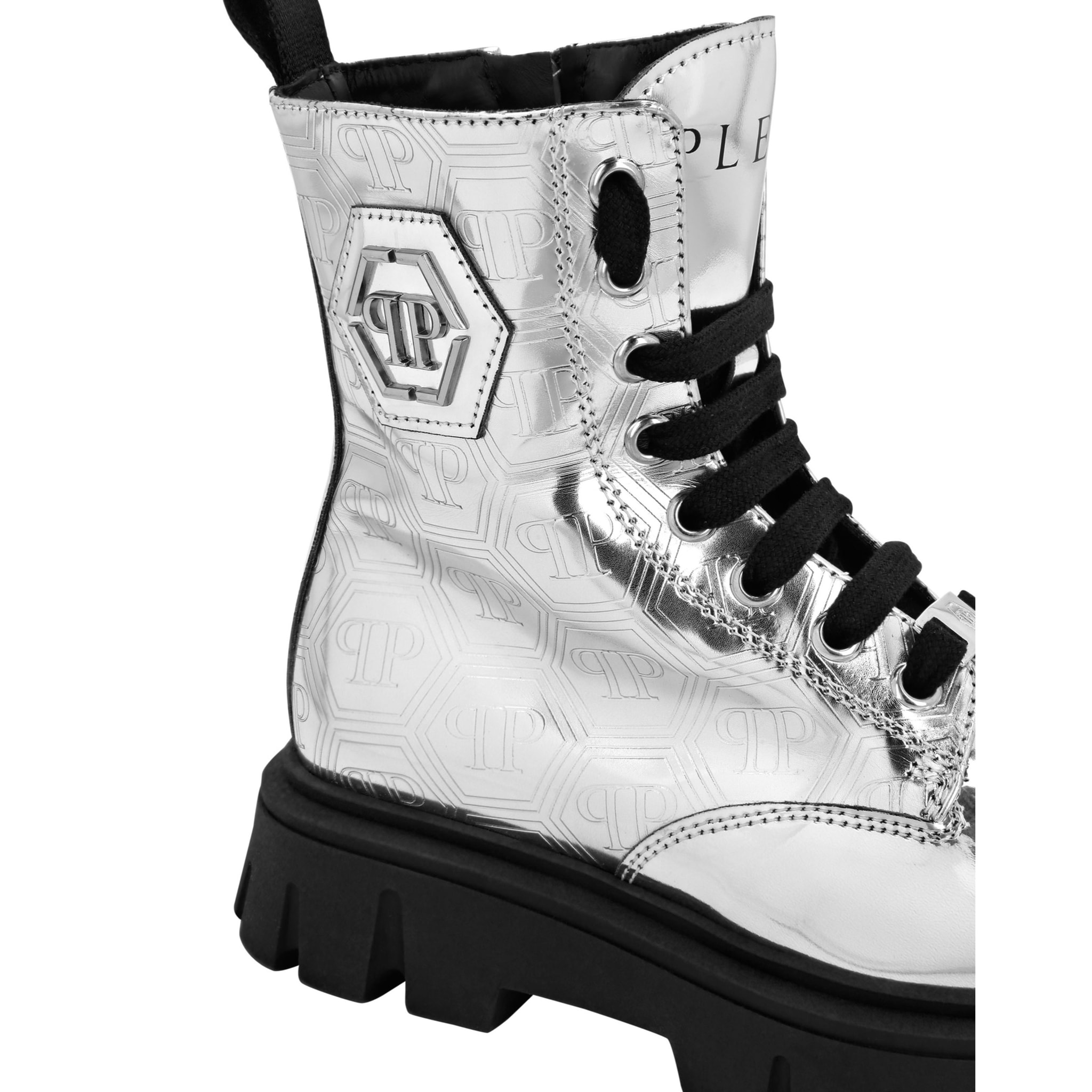 PHILIPP PLEIN Botas Low Flat HEXAGON