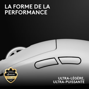 Souris Gamer Sans Fil LOGITECH G PRO X SUPERLIGHT 2 LIGHTSPEED Blanc