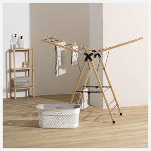 Étendoir à linge "BlackBamboo" 95x62cm