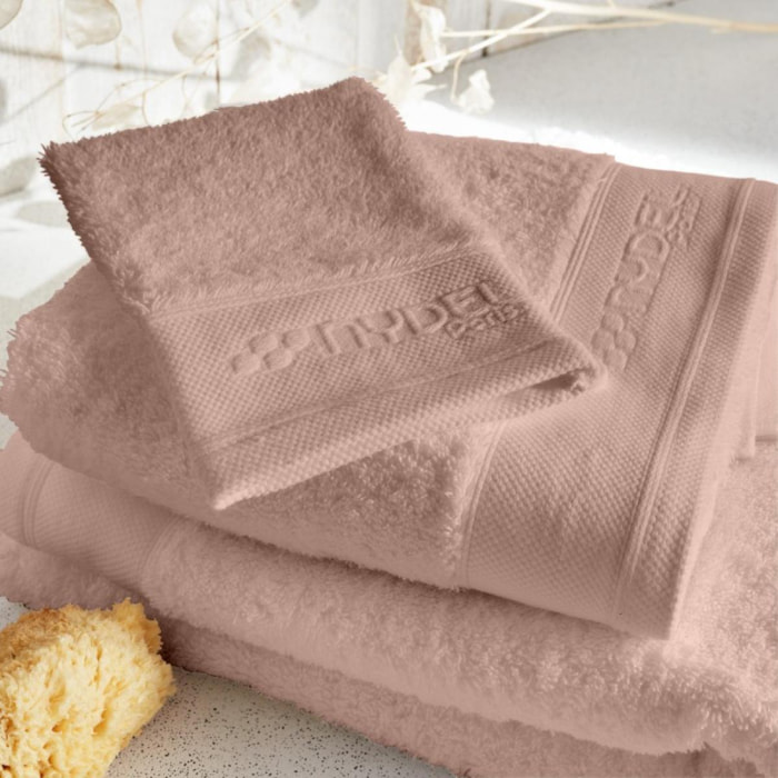 serviette de bain ORGANIC rose poudré - 100 % coton bio 700 g/mÂ²