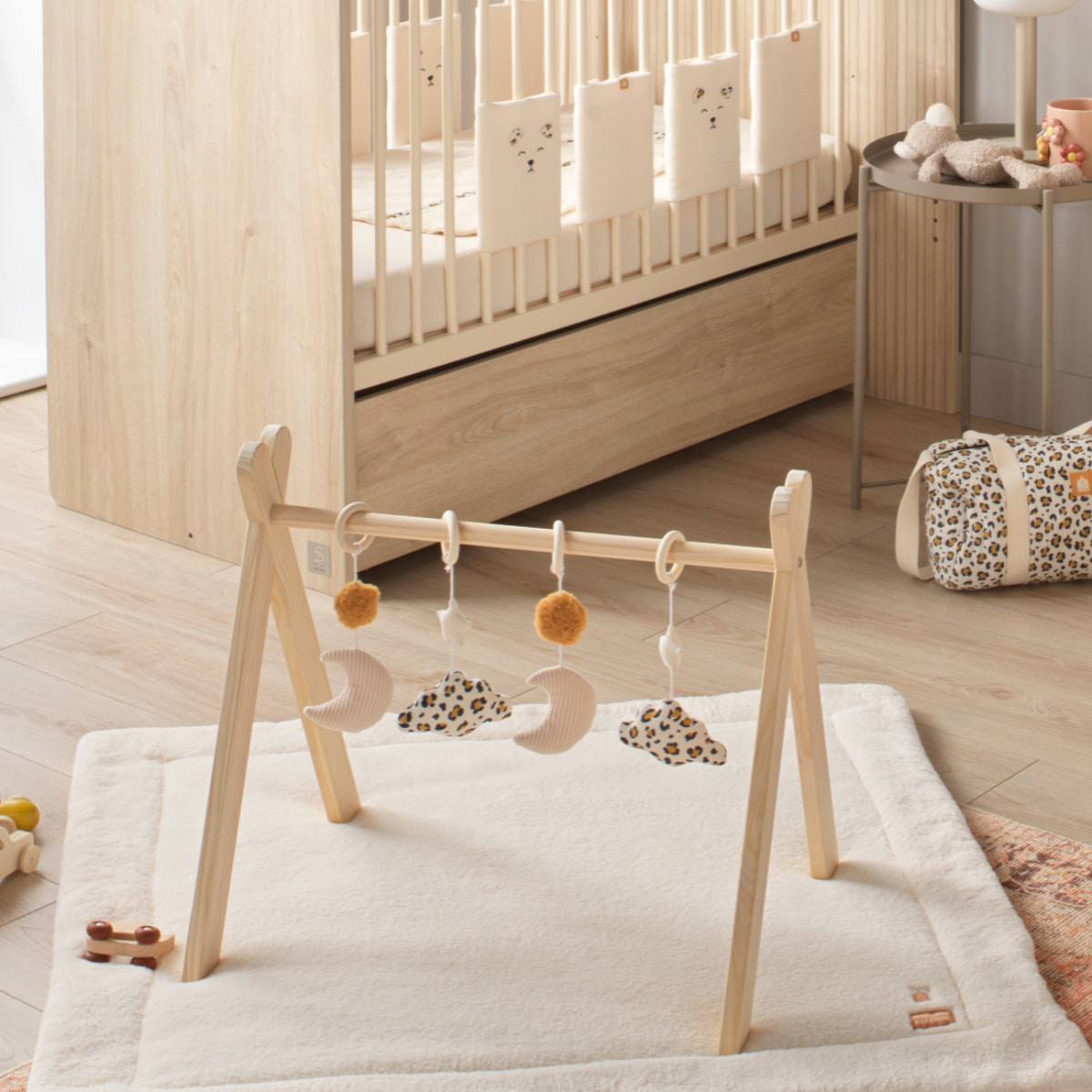 Grand tapis de jeu en sherpa