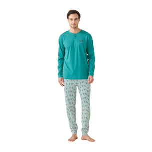 Pigiama uomo estivo in cotone articolo colorful. Noidinotte