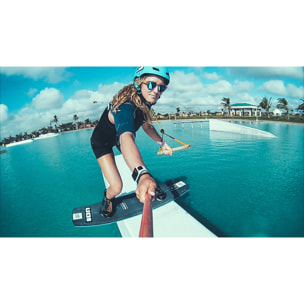 Gafas de sol OCEAN COOL - Marrón madera / Revo azul