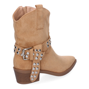 Botín de Tacón para Mujer Estilo Campero, Comodas y Elegantes