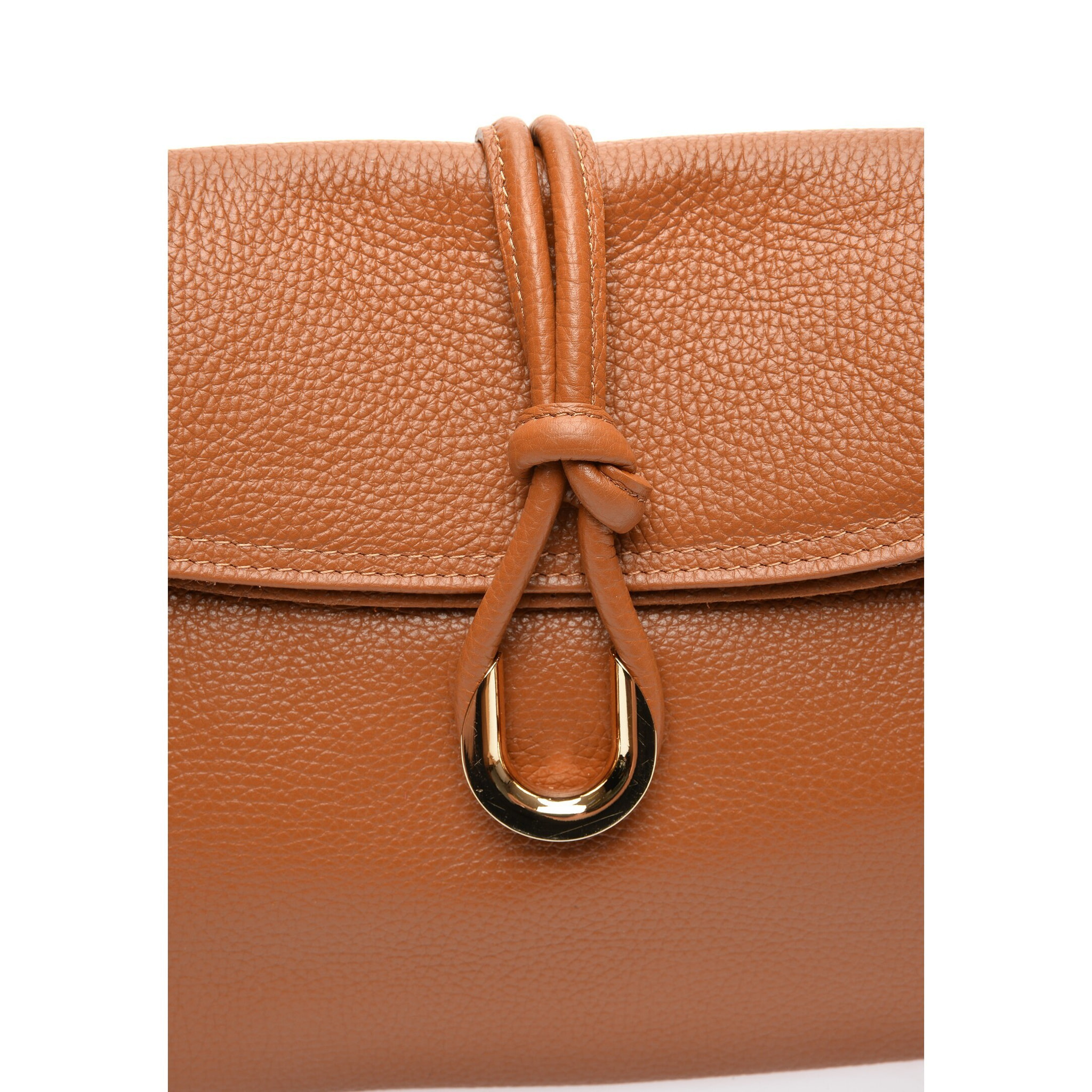 Borsa a tracolla Anna Luchini Cammello