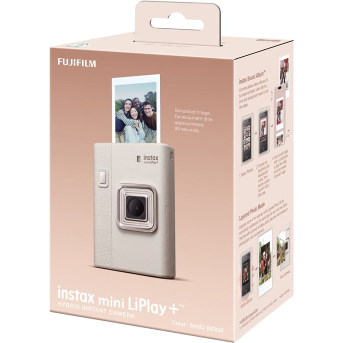 Appareil photo Instantané FUJIFILM Intax Liplay plus beige