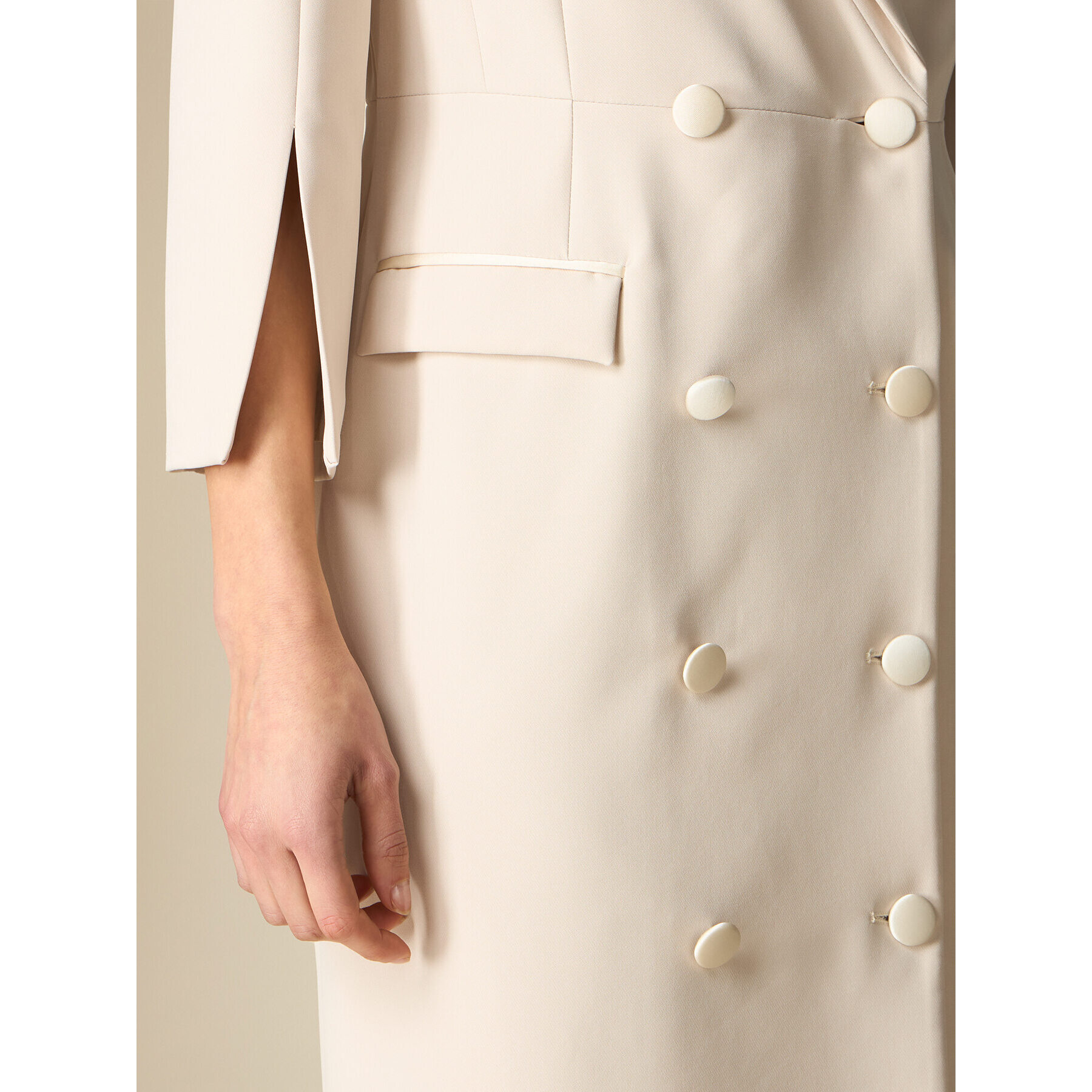 Oltre - Robe manteau de doble pecho - Blanco