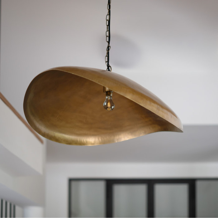 Suspension en métal doré 74 cm - Pacha