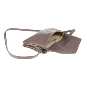 Borsa a tracolla da donna Made in Italy - Modello Seraphina Lux - 100% pelle - 26.0 x 18.0 x 4.0 cm